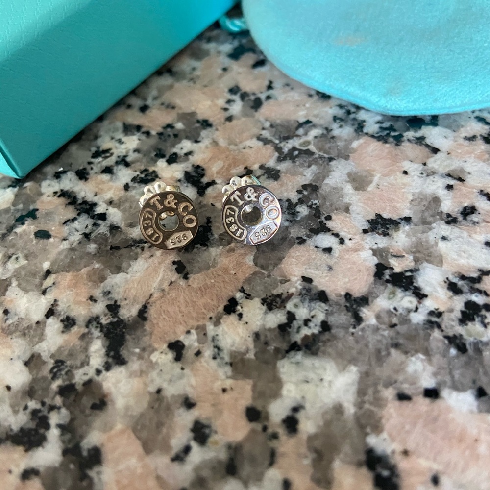 Tiffany and Co. logo earring